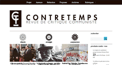 Desktop Screenshot of contretemps.eu